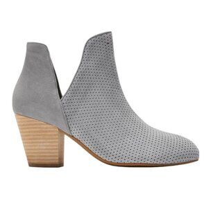 NEVER WORN 2.5" Chunky Heel Cole Haan Ferd Suede Round Toe Ankle Bootie - 8.5